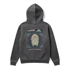 Disney Expedition Everest Men's Small Lightweight Gray Full Zip-Up Yeti Hoodie